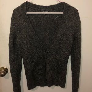 Express grey cardigan. Size M